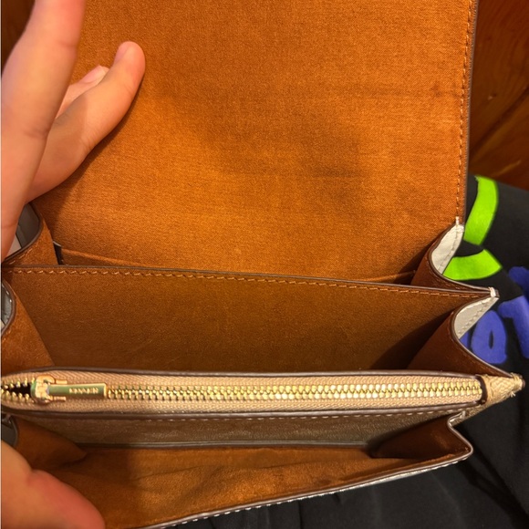 Coach Cream and Gold Crossbody Bag - Picture 2 of 2